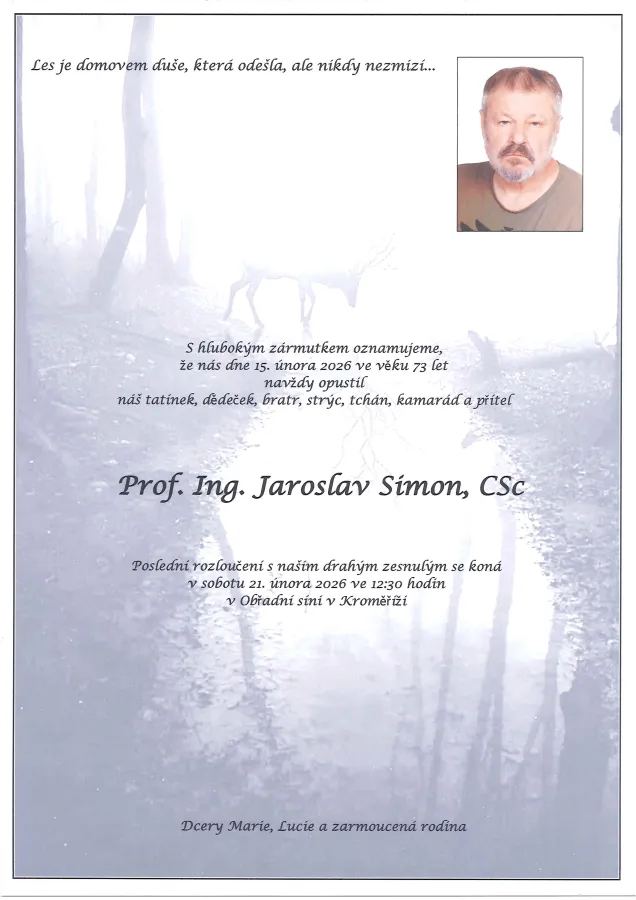 Smuteční oznámení