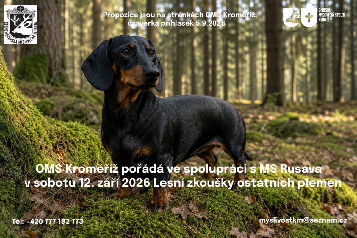 Kynologická akce 2026-09-12